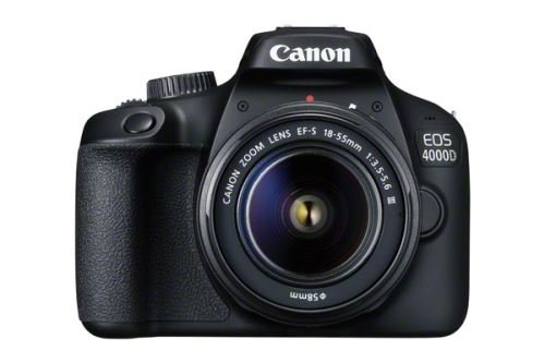 Canon EOS 4000D Noir + Objectif EF-S 18-55 mm