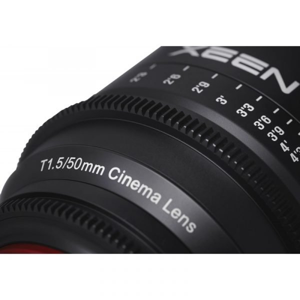 Xeen 50 mm T1.5 au choix 5 montures 2 échelles – Image 3