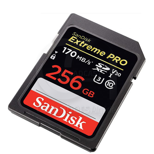 Carte mémoire SDXC SanDisk Extreme PRO 256 Go jusqu'à 170 Mo/s – Image 2