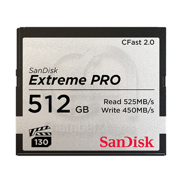Sandisk CFast 2.0 Extreme Pro 512Go